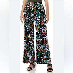 NWT ICHI Damen in Ihkate Print Pant Wide Leg High Rise Size Medium